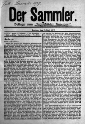 Ingolstädter Anzeiger Freitag 8. Juli 1927