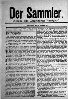 Ingolstädter Anzeiger Dienstag 2. August 1927