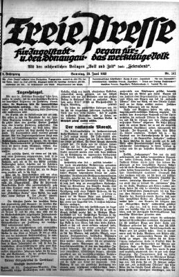 Freie Presse für Ingolstadt u. den Donaugau (Ingolstädter Anzeiger) Samstag 23. Juni 1923