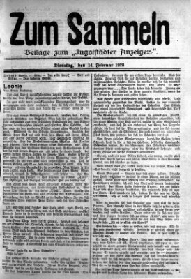 Ingolstädter Anzeiger Dienstag 14. Februar 1928