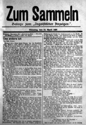 Ingolstädter Anzeiger Dienstag 24. April 1928