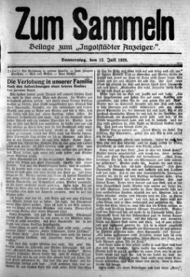 Ingolstädter Anzeiger Donnerstag 12. Juli 1928