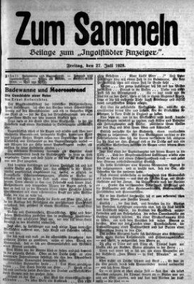 Ingolstädter Anzeiger Freitag 27. Juli 1928