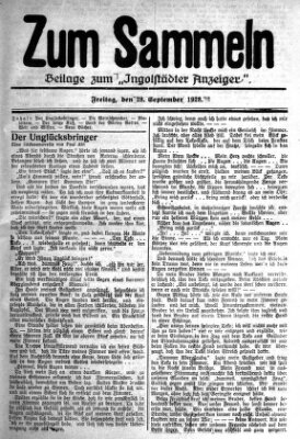 Ingolstädter Anzeiger Freitag 28. September 1928