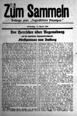 Ingolstädter Anzeiger Samstag 19. April 1930