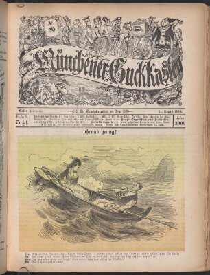 Münchner Guckkasten Samstag 11. August 1888