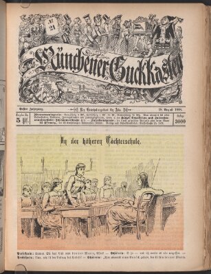 Münchner Guckkasten Samstag 18. August 1888