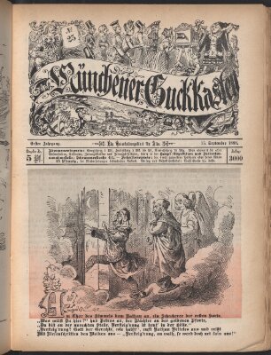 Münchner Guckkasten Samstag 15. September 1888