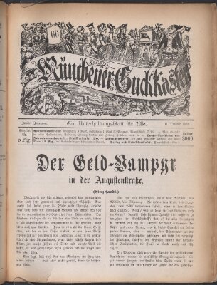 Münchner Guckkasten Donnerstag 31. Oktober 1889