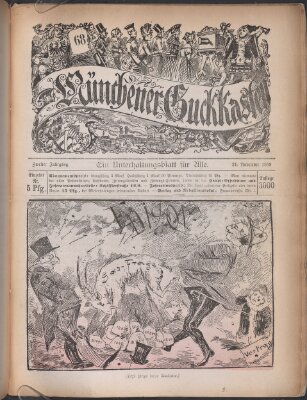 Münchner Guckkasten Donnerstag 21. November 1889