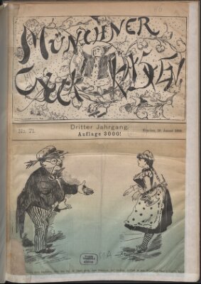 Münchner Guckkasten Freitag 10. Januar 1890