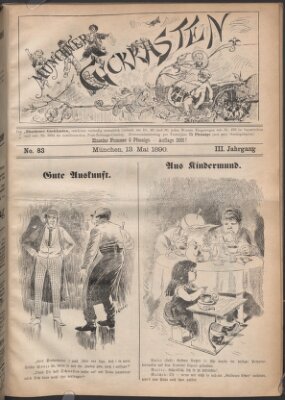 Münchner Guckkasten Dienstag 13. Mai 1890