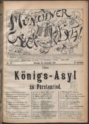 Münchner Guckkasten Samstag 20. September 1890