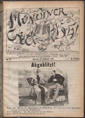 Münchner Guckkasten Dienstag 30. September 1890