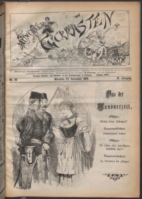 Münchner Guckkasten Samstag 22. November 1890