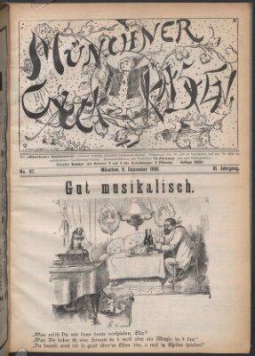 Münchner Guckkasten Dienstag 9. Dezember 1890