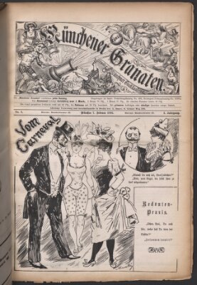 Münchner Guckkasten Samstag 7. Februar 1891