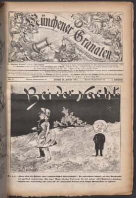 Münchner Guckkasten Samstag 28. Februar 1891