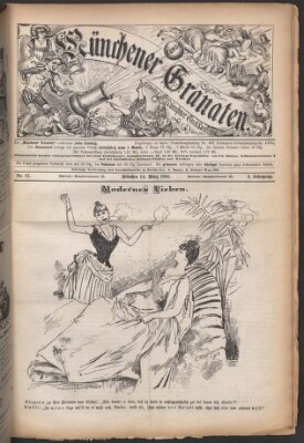 Münchner Guckkasten Samstag 14. März 1891