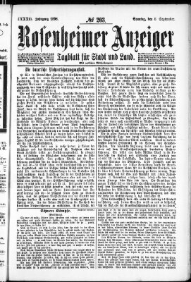 Rosenheimer Anzeiger Sonntag 6. September 1896