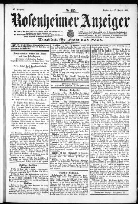 Rosenheimer Anzeiger Freitag 15. August 1902