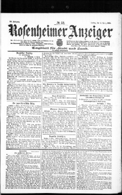 Rosenheimer Anzeiger Freitag 4. März 1904