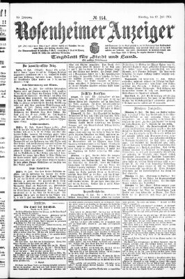 Rosenheimer Anzeiger Dienstag 12. Juli 1904