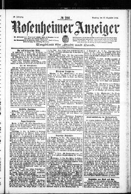 Rosenheimer Anzeiger Samstag 17. Dezember 1904