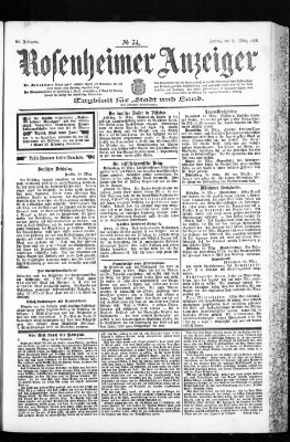 Rosenheimer Anzeiger Freitag 31. März 1905