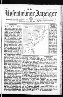 Rosenheimer Anzeiger Sonntag 21. Mai 1905