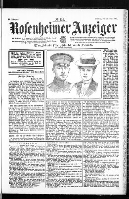 Rosenheimer Anzeiger Sonntag 28. Mai 1905