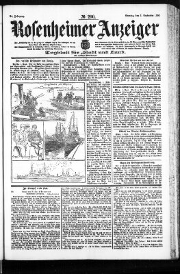 Rosenheimer Anzeiger Sonntag 3. September 1905