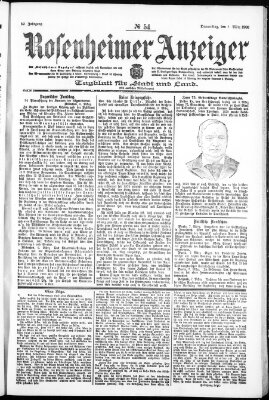 Rosenheimer Anzeiger Donnerstag 8. März 1906