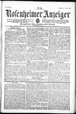 Rosenheimer Anzeiger Freitag 9. März 1906