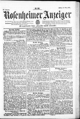 Rosenheimer Anzeiger Freitag 23. März 1906