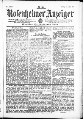 Rosenheimer Anzeiger Dienstag 8. Mai 1906