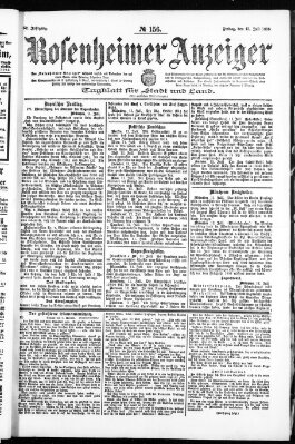 Rosenheimer Anzeiger Freitag 13. Juli 1906