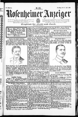 Rosenheimer Anzeiger Dienstag 31. Juli 1906