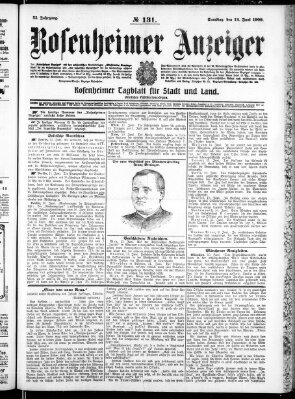 Rosenheimer Anzeiger Freitag 11. Juni 1909