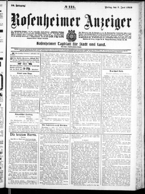 Rosenheimer Anzeiger Freitag 3. Juni 1910