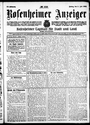 Rosenheimer Anzeiger Freitag 4. Juli 1913