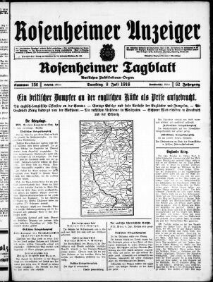 Rosenheimer Anzeiger Freitag 8. September 1916