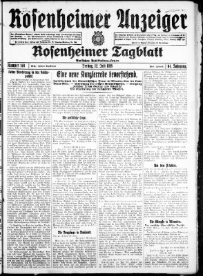 Rosenheimer Anzeiger Freitag 12. Juli 1918