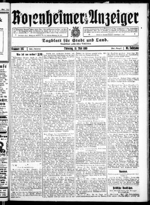 Rosenheimer Anzeiger Dienstag 13. Mai 1919