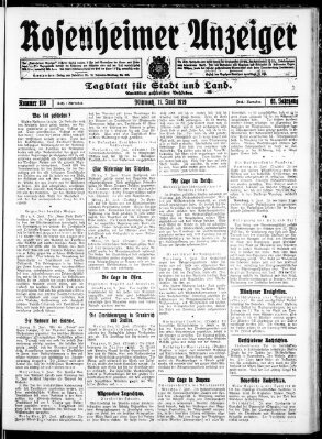 Rosenheimer Anzeiger Mittwoch 11. Juni 1919