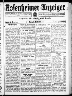 Rosenheimer Anzeiger Freitag 17. Oktober 1919