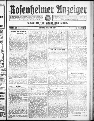 Rosenheimer Anzeiger Mittwoch 5. Mai 1920