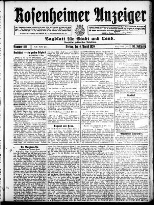 Rosenheimer Anzeiger Freitag 6. August 1920