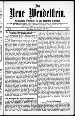 Wendelstein Samstag 21. Juli 1877