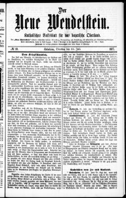 Wendelstein Dienstag 24. Juli 1877